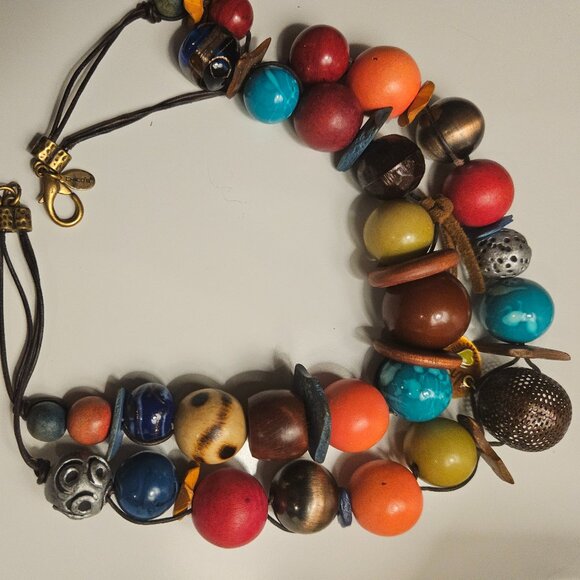 NECKLACE BY CHICO'S, CHUNKY BOHO - Picture 9 of 12